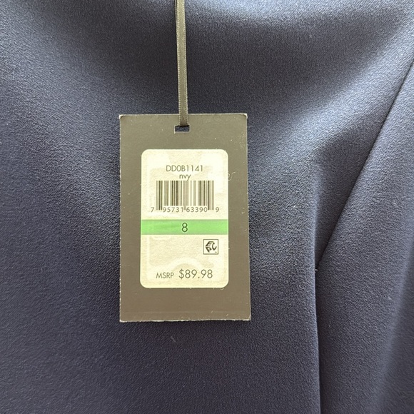 🔵DKNY Blue Sheath Dress with Bell Sleeves🔵 - Picture 2 of 5